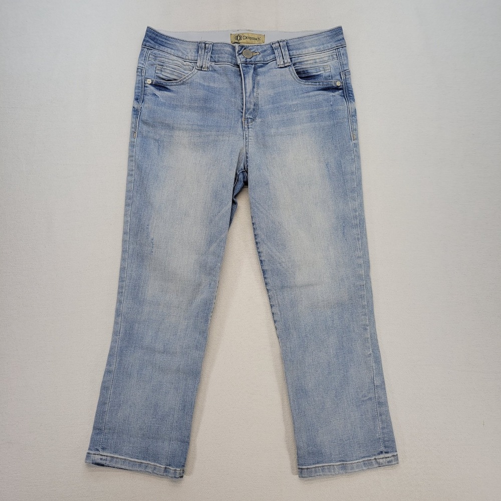 Democracy Light Blue Cropped Jean